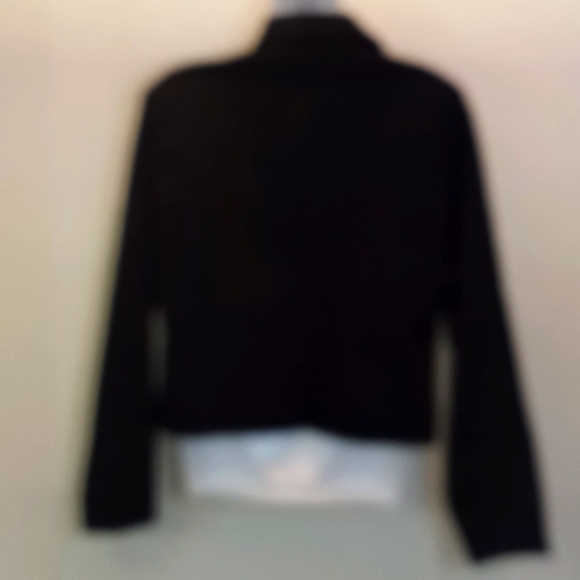 VTG-Lana Erica Floral Applique  Black Jacket - Picture 9 of 15